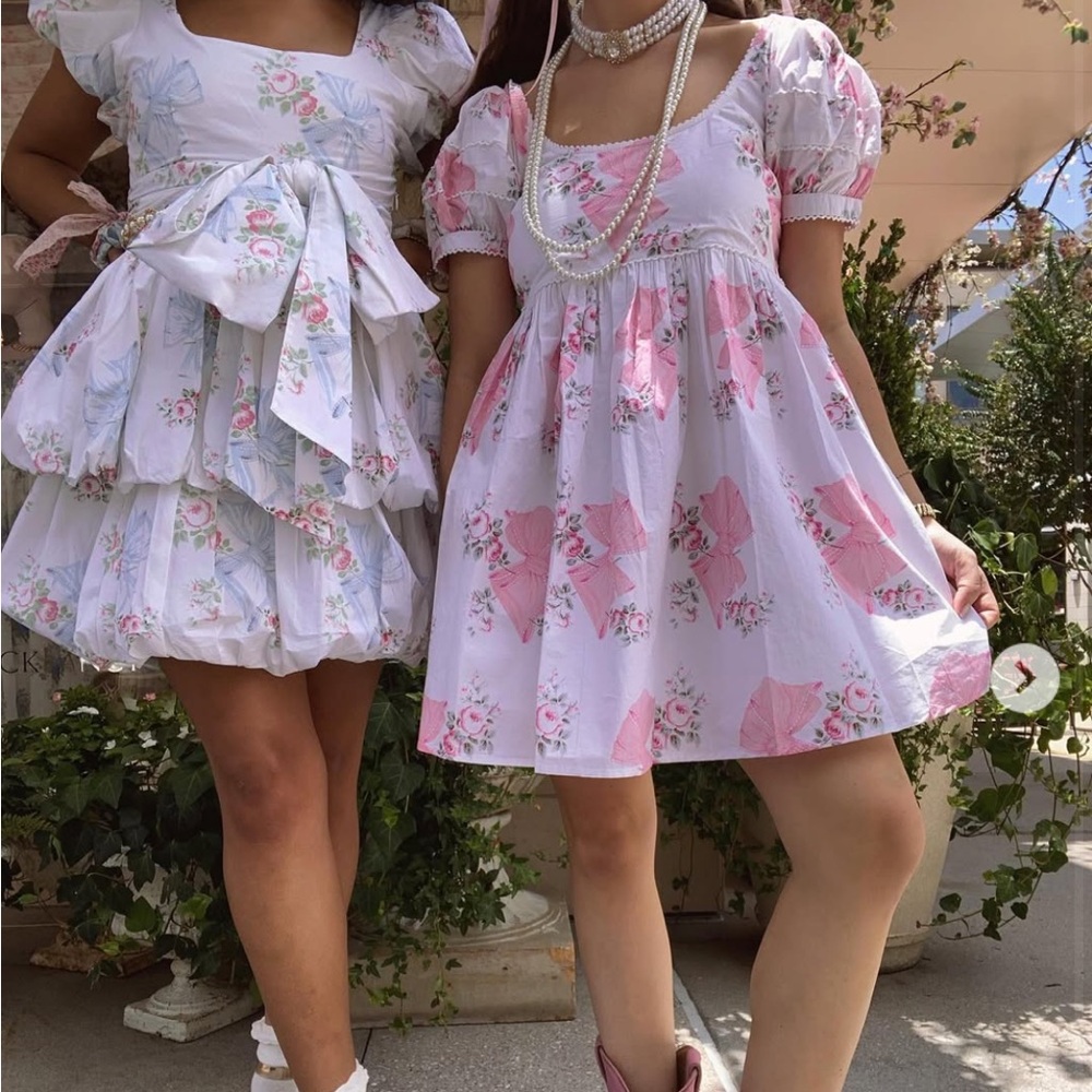 LOVESHACKFANCY DRESS Rosa Beaux in BLUE 🎀